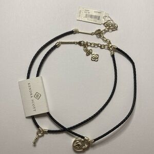 Kendra Scott “Sunny” friendship bracelets lock and key set